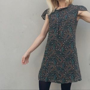 Franny paisley shift dress